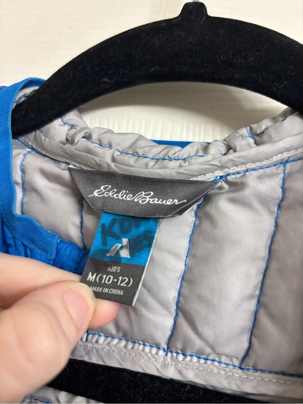 Eddie Bauer Kids Bright Blue Puffer Jacket